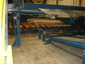 Convoyeur à rouleaux de transfert de paquet
