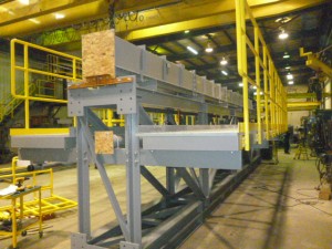 Convoyeur fluidiseur pour alumine