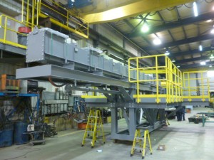 Convoyeur fluidiseur pour alumine / Hydralrails