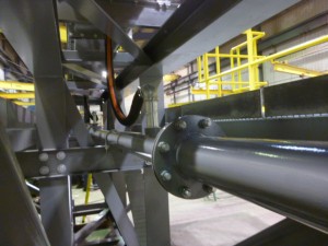 Convoyeur fluidiseur pour alumine / Hydralrails
