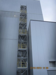 Tour d’escalier en 3 sections / 3 sections stairway tower