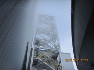 Tour d’escalier en 3 sections / 3 sections stairway tower