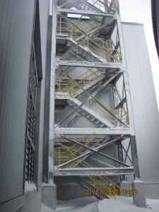 Tour d’escalier en 3 sections