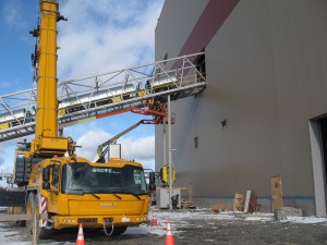Convoyeur à courroie pour concentré de fer